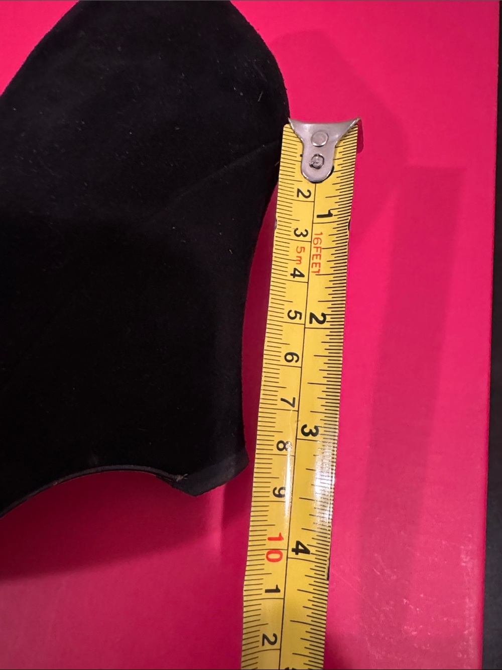 Kate Spade - Caelyn - Black Suede Wedge Peep Toe Pumps with Beige Flower Accent - Picture 9 of 10